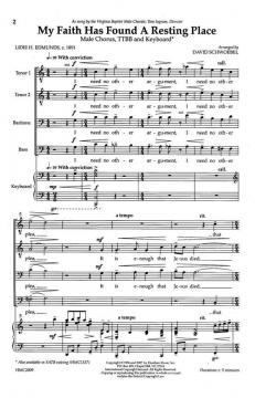 My Faith Has Found A Resting Place von David Schwoebel 