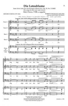 Die Lotosblume von Franz Schubert 