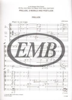 Prelude, 3 Mobils And Postlude (Istvan Lang) 