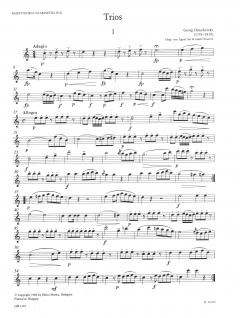 Trii per 3 corni di bassetto (Georg Druschetzky) 
