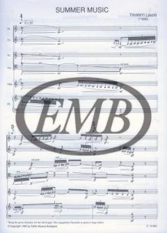 Summer Music for six instruments (Laszlo Tihanyi) 
