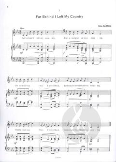 Hungarian Folksongs von Béla Bartók 