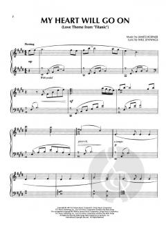 My Heart Will Go On von Celine Dion für Klavier solo aus dem Film 'Titanic' im Alle Noten Shop kaufen
