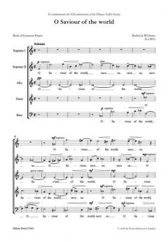 O Saviour of the world von Roderick Williams 