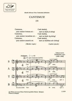 Cantemus ! (Lajos Bardos) 