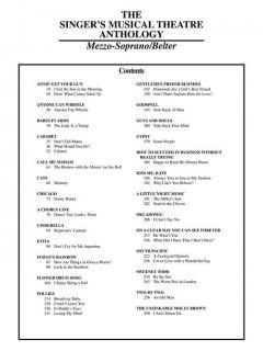 Singers Musical Theatre Anthology Vol. 1 for Mezzo-Soprano von Richard Walters 