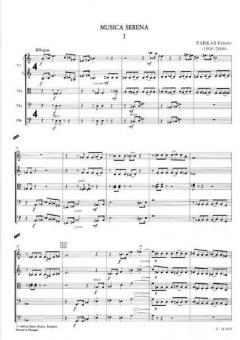 Musica serena per archi von Ferenc Farkas 