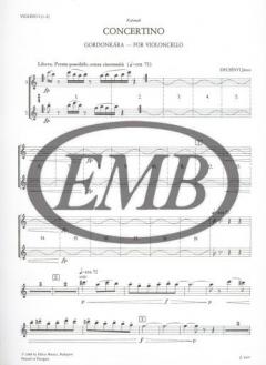 Concertino von János Decsényi 