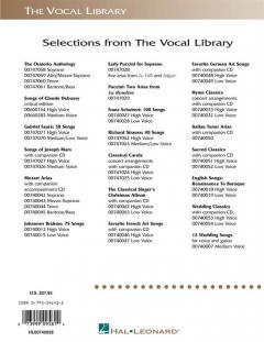100 Songs for Low Voice von Franz Schubert 