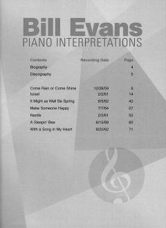 Piano Interpretations von Bill Evans 