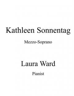 Classical Contest Solos Mezzo Soprano 