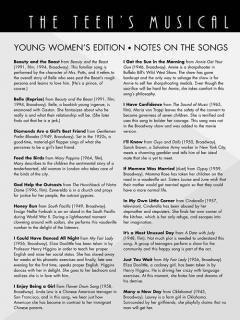 Teen's Musical Theatre Collection 