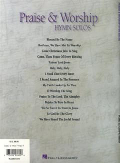 Praise & Worship Hymn Solos 