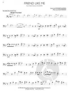 Disney Solos For Trombone Or Baritone 