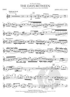 The Days Between From Stepmom For Solo Oboe And Piano von John Williams im Alle Noten Shop kaufen
