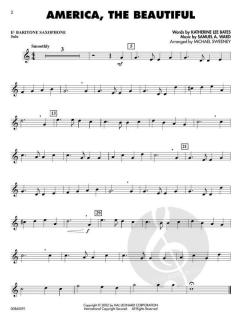 Patriotic Favorites Eb Baritone Saxophone (Michael Sweeney) 