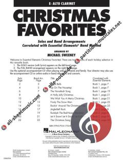 Essential Elements Christmas Favorites E Flat Alto Clarinet (Michael Sweeney) 