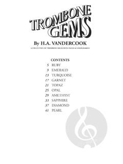 Trombone Gems CD Package von Hale A. Vandercook 
