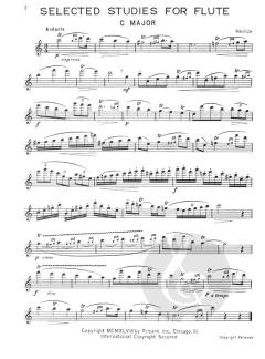 Selected Studies for Flute von Howard Voxman 