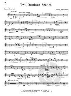 Concert And Contest Collection von Howard Voxman für Horn und Klavier (Einzelstimme)