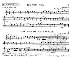 Christmas Carols For Band Or Brass Choir (G. E. Holmes) 