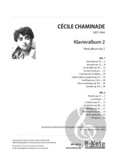 Ausgewählte Klavierwerke 2 von Cecile Chaminade im Alle Noten Shop kaufen