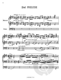 Drei kurze Präludien, Prelude in C und Scherzo von Bairstow, Edward Cuthbert 