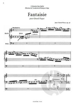 Fantaisie pour Grand Orgue op.46 von Jean-Marie Plum 
