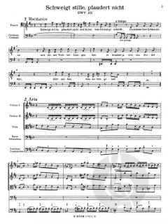 Schweigt stille, plaudert nicht von Johann Sebastian Bach 