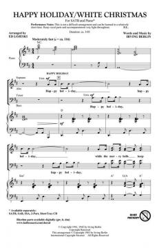 Happy Holiday/White Christmas (Irving Berlin) 
