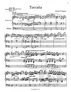 Toccata c-Moll für Orgel von James H. Rogers im Alle Noten Shop kaufen