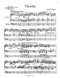 Toccata c-Moll für Orgel von James H. Rogers im Alle Noten Shop kaufen