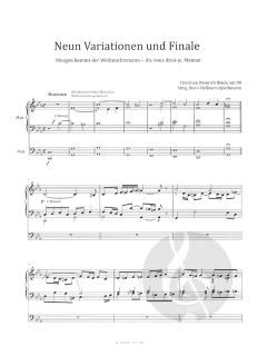 Variationen für Orgel op.90 von Johann Christian Heinrich Rinck im Alle Noten Shop kaufen
