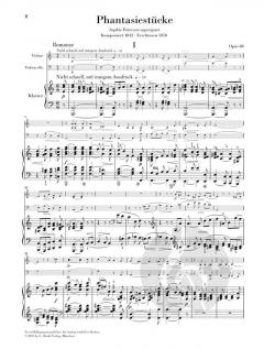Phantasiestücke op. 88 von Robert Schumann 