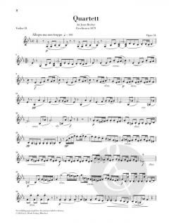Streichquartett Es-dur op. 51 von Antonín Dvořák im Alle Noten Shop kaufen (Stimmensatz)