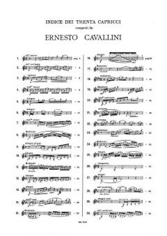 30 Capricci von Ernesto Cavallini 
