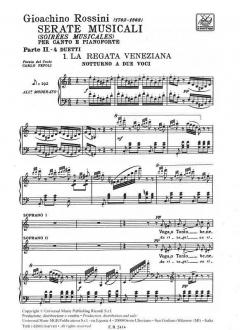Serate Musicali Part 2 4 Duets Voice Piano French Italian von Gioachino Rossini 