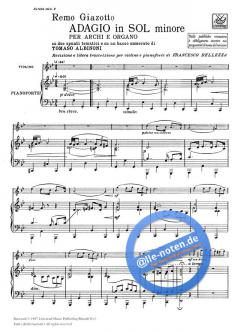 Adagio In G Minor von Tomaso Giovanni Albinoni 