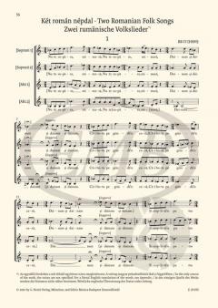 Chorwerke von Béla Bartók 