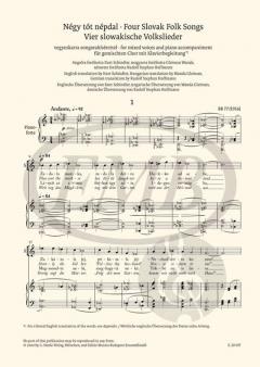 Chorwerke von Béla Bartók 