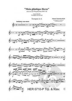 Mein gläubiges Herze - D-Dur von Johann Sebastian Bach 