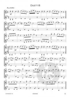 12 kleine Duette KV 487 von Wolfgang Amadeus Mozart 
