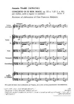 La Cetra op. 9 Vol. 2 (FI#49-58) (Antonio Vivaldi) 