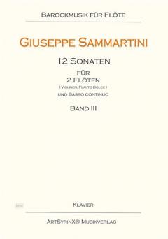 12 Sonaten - Band 3 von Giuseppe Sammartini 