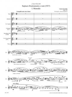 Septett C-Dur op.165 von Charles Koechlin 