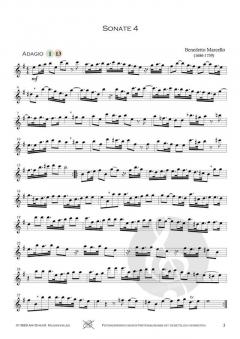 12 Sonaten op. 2 - Band 2 (Sonaten 4-6) von Benedetto Marcello 