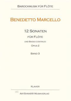 12 Sonaten op. 2 - Band 3 (Sonaten 7-9) von Benedetto Marcello 