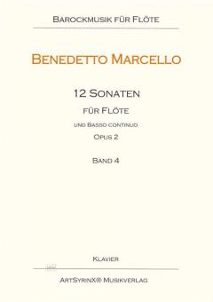 12 Sonaten op. 2 - Band 4 (Sonaten 10-12) von Benedetto Marcello 
