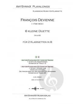 6 kleine Duette von François Devienne 