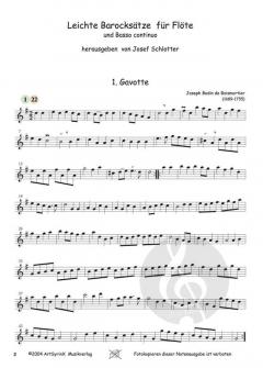 Leichte Barocksätze 